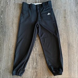 Adidas climalite black softball athletic pants